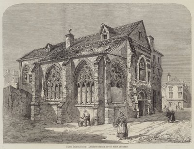 Démolitions à Paris, ancienne église de Saint-Jean-de-Latran - Richard Principal Leitch